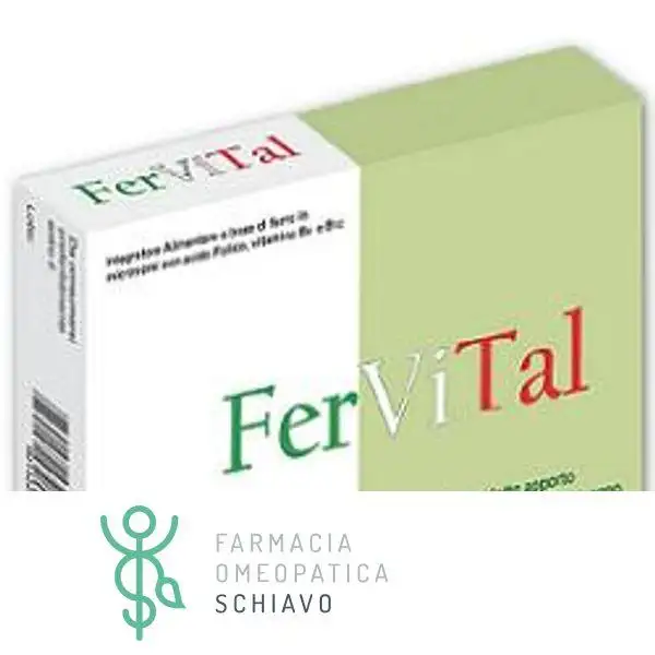 Fervital Integratore Ferro 30 Capsule