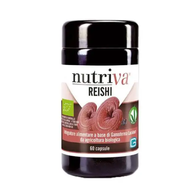 Nutriva Reishi Integratore Difese Immunitarie 60 Capsule Vegetali