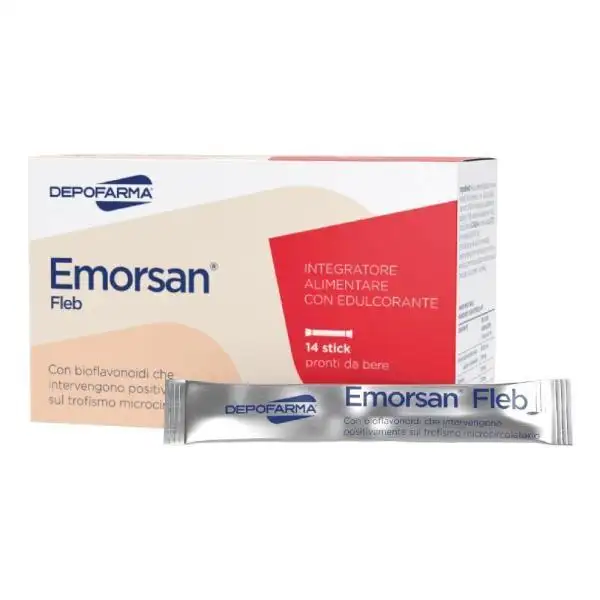 Emorsan Fleb Integratore Alimentare 14 Stick Pack da 15 ml