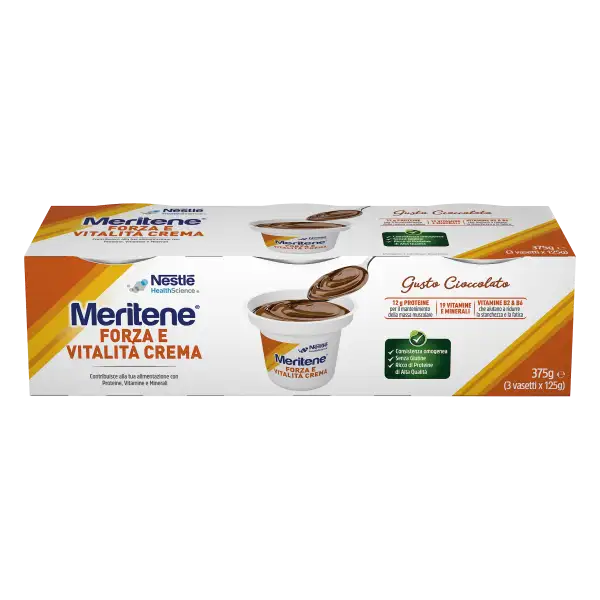 Meritene Forza e Vitalità Crema Dessert Cioccolato 3x125g
