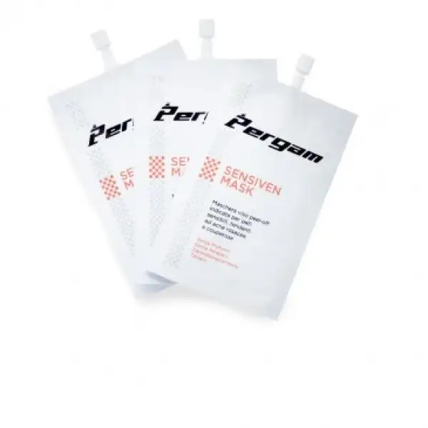 Pergam sensiven mask maschera viso peel off per pelli sensibili bustine 8 ml