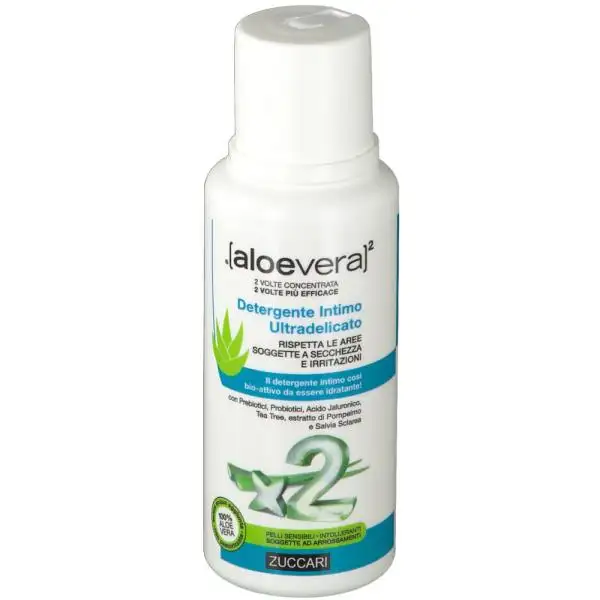 Zuccari aloevera2 detergente intimo ultra-delicato 250 ml