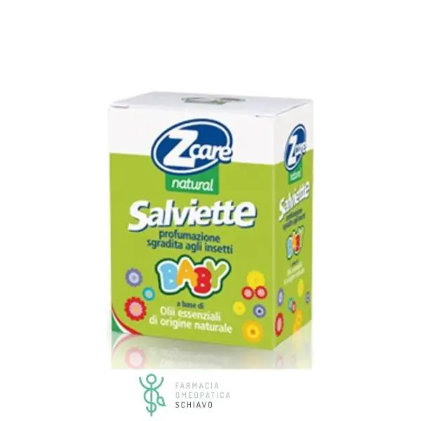 Zcare Natural Baby Salviette Repellenti Contro Le Zanzare 10 Pezzi