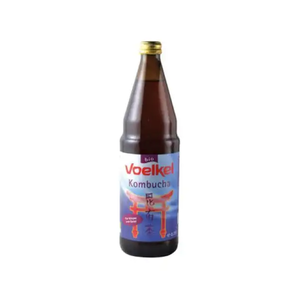 Baule Volante Voelkel Kombucha Thè Addolcito Fermentato 750 ml