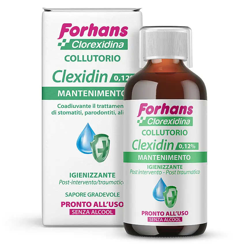 FORHANS CLEXIDIN 0,12% COLLUTORIO SENZA ALCOOL