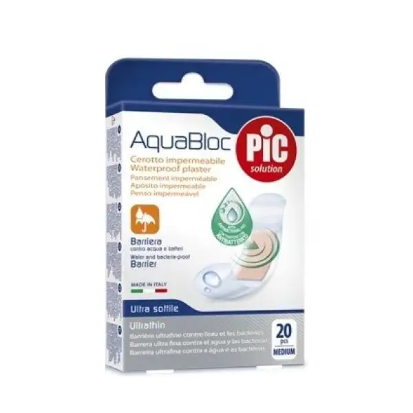 Pic Cerotto Aquablock Impermeabile 19 x 72 mm 20 Pezzi