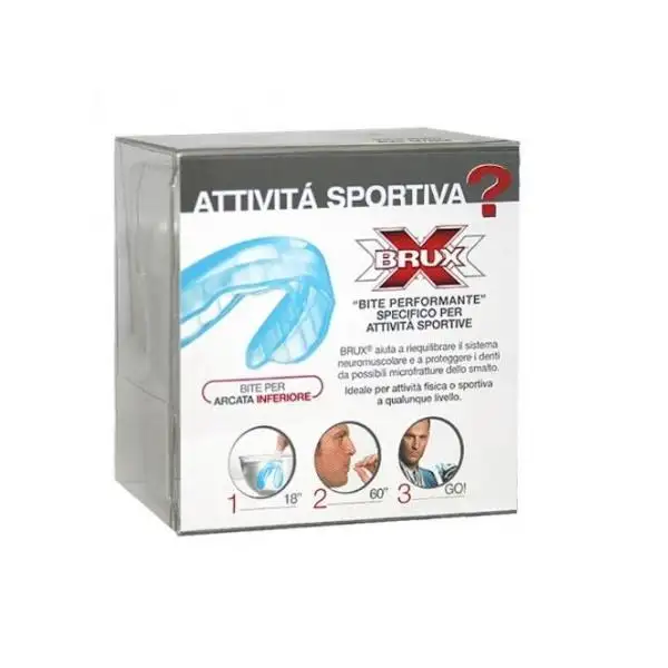 Dr. Brux Bite Sportivo Inferiore Trasparente 1 Pezzo