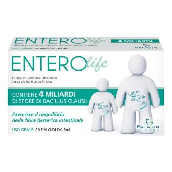 Enterolife 4 Miliardi Integratore Per La Flora Intestinale 10 Fialoidi 5 ml