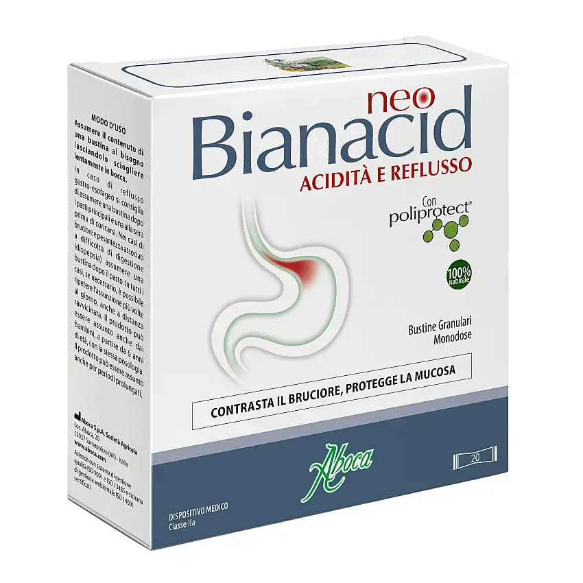 NEOBIANACID 20 BUSTINE GRANULARI MONODOSE