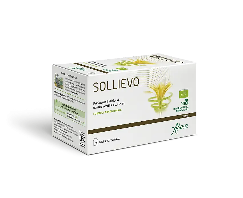 SOLLIEVO BIO TISANA 20 FILTRI 44 GRAMMI