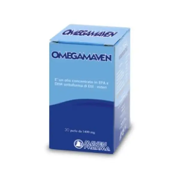 Omegamaven omega-3 integratore cardiovascolare 30 perle