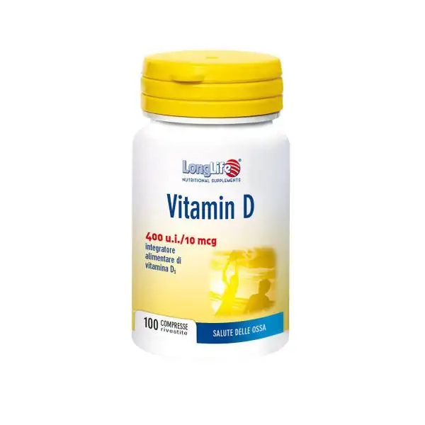 Longlife Vitamin D 400 U.i. Integratore Alimentare 100 Compresse