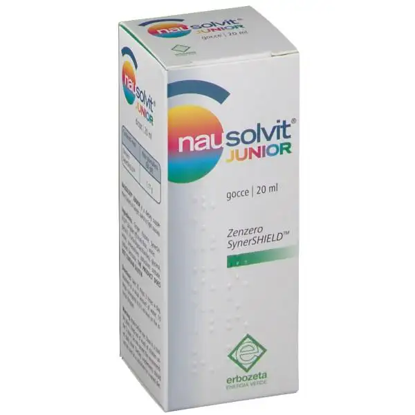 Erbozeta Nausolvit Junior Gocce Integratore Nausea Vomito 20 ml