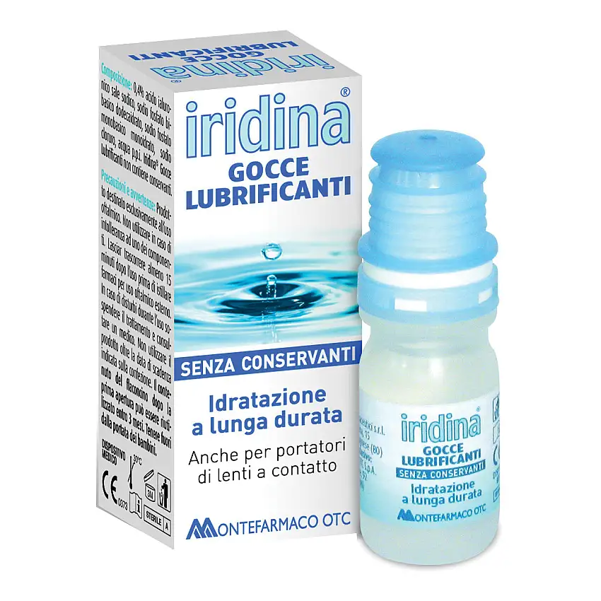 IRIDINA GOCCE LUBRIFICANTI 10 ML - DISPOSITIVO MEDICO CE