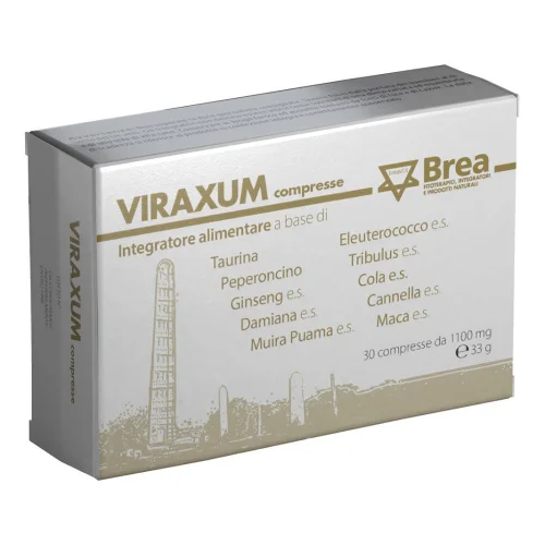 Viraxum 30 Compresse - Integratore Coadiuvante della Funzione Erettiva e per lo Stress Fisico e Mentale
