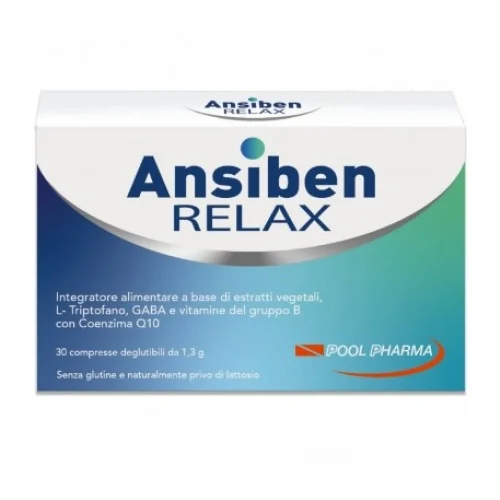 Ansiben Relax 30 Compresse Integratore per buon umore e benessere mentale