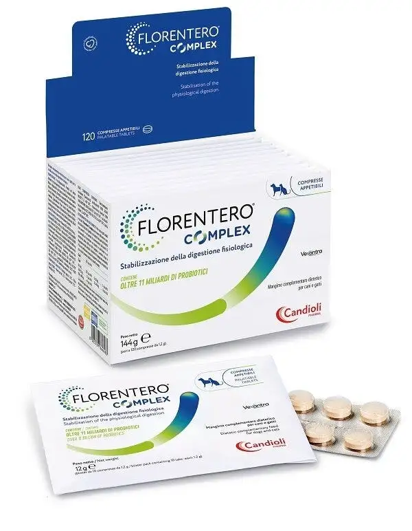 Candioli Florentero Complex Complemento Alimentare Cani/Gatti 120 Compresse