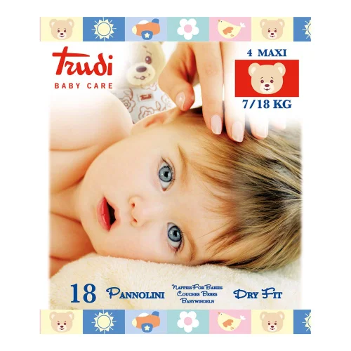 TRUDI PANNOLINI MAXI 7/18KG 694