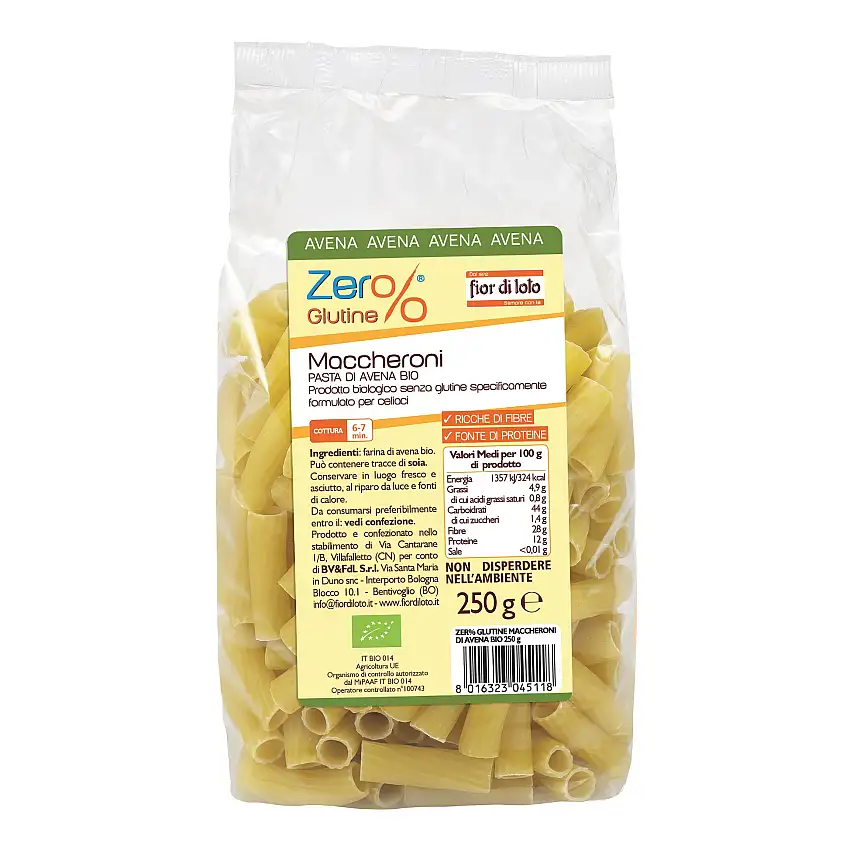 FIOR DI LOTO Maccheroni Avena 250g