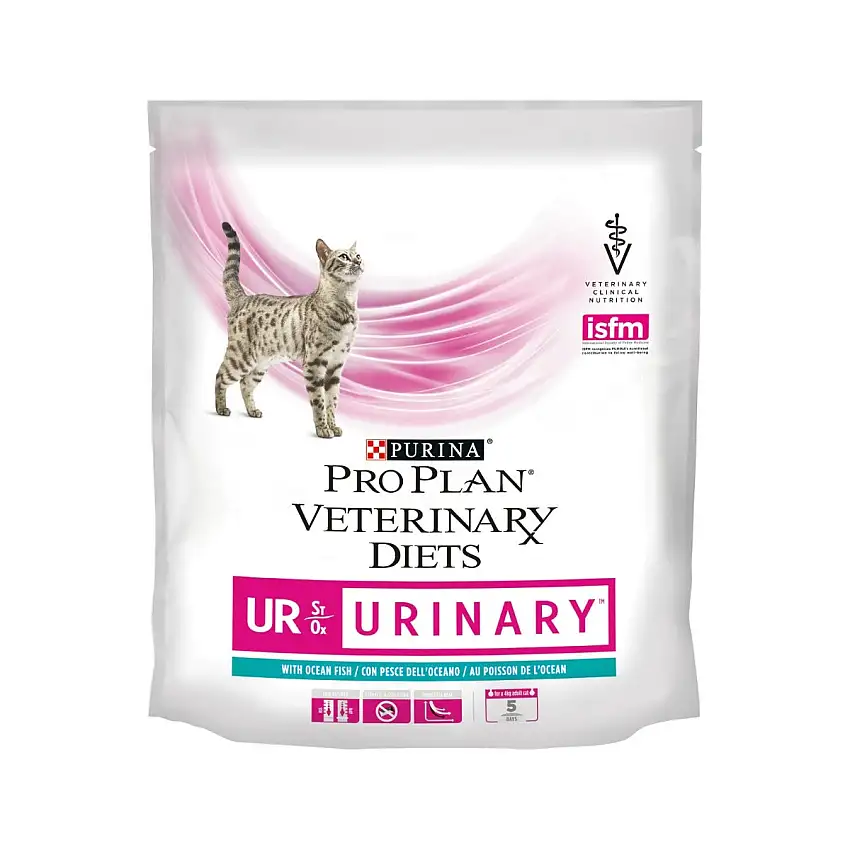 Purina Pro Plan Veterinary Diets Secco Gatto UR Urinary St/Ox Pesce Dell'Oceano Busta 350g