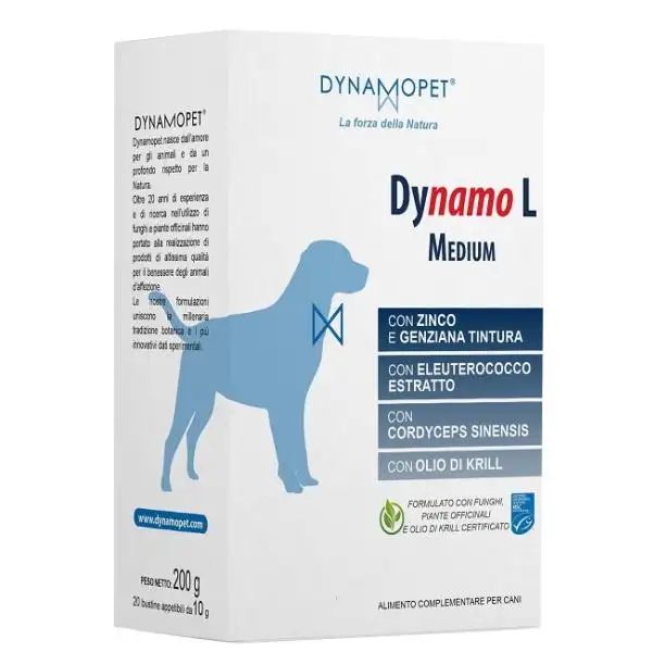 DìLsh Medium Integratore Difese Immunitarie Cani 20 Bustine