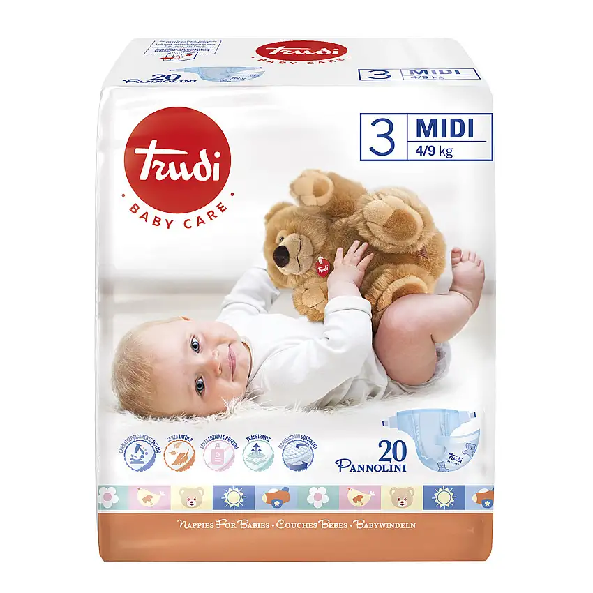 TRUDI PANNOLINI MIDI 4/9KG 721