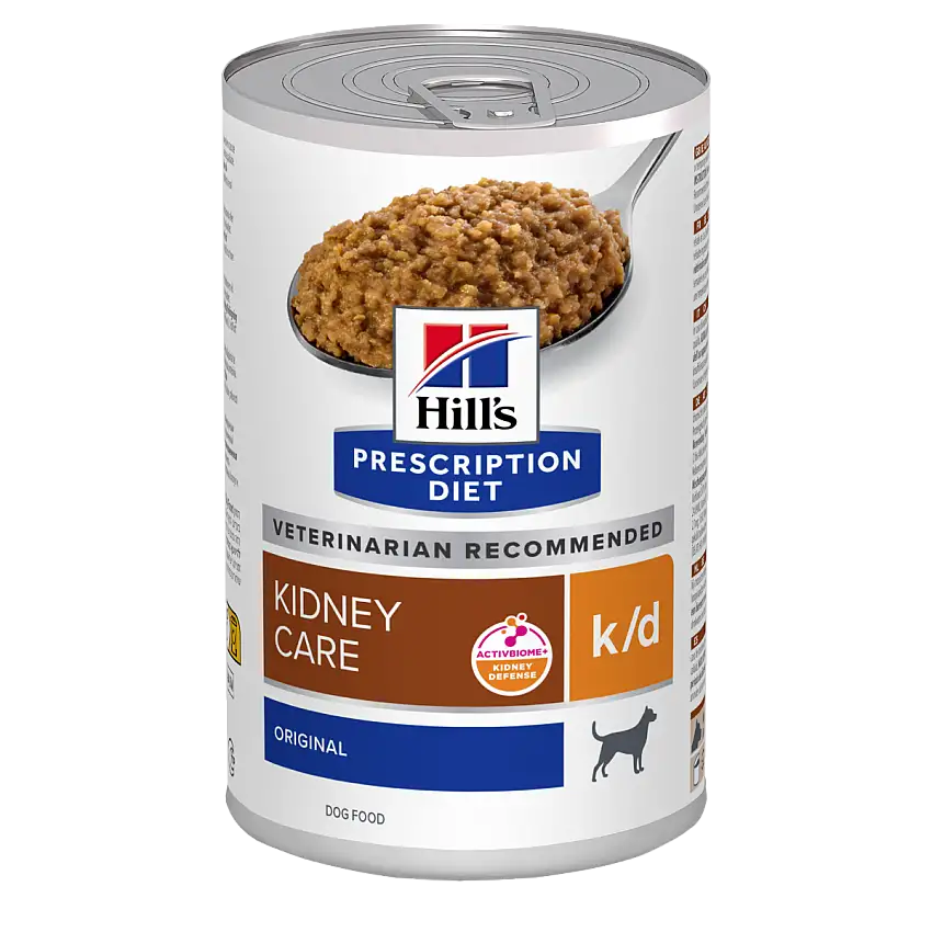 Hill's Prescription Diet k/d Alimento Al Pollo Per La Salute Renale Cani Scatoletta 370g