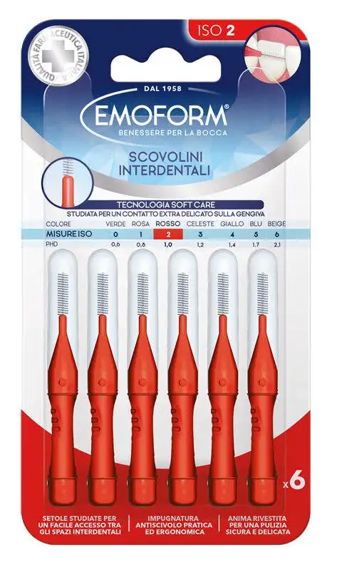 Emoform Scovolini Interdentali Iso 2 6 Pezzi