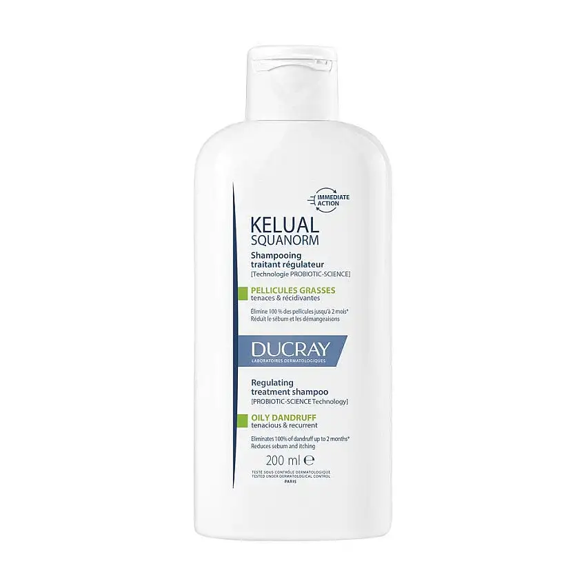 Ducray Kelual Squanorm Shampoo Anti Forfora Grassa 200 ml