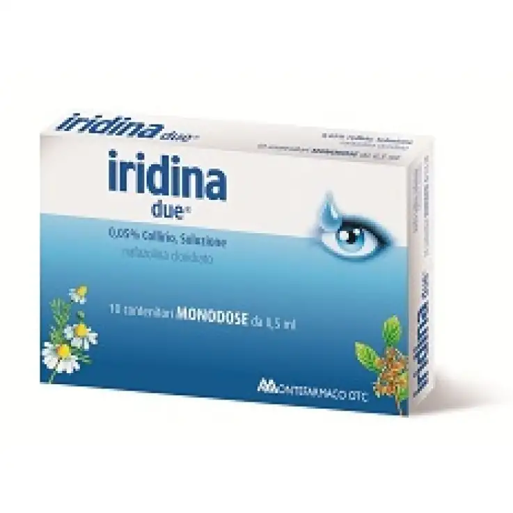 IRIDINA DUE*10 monod collirio 0,5 ml 0,05%