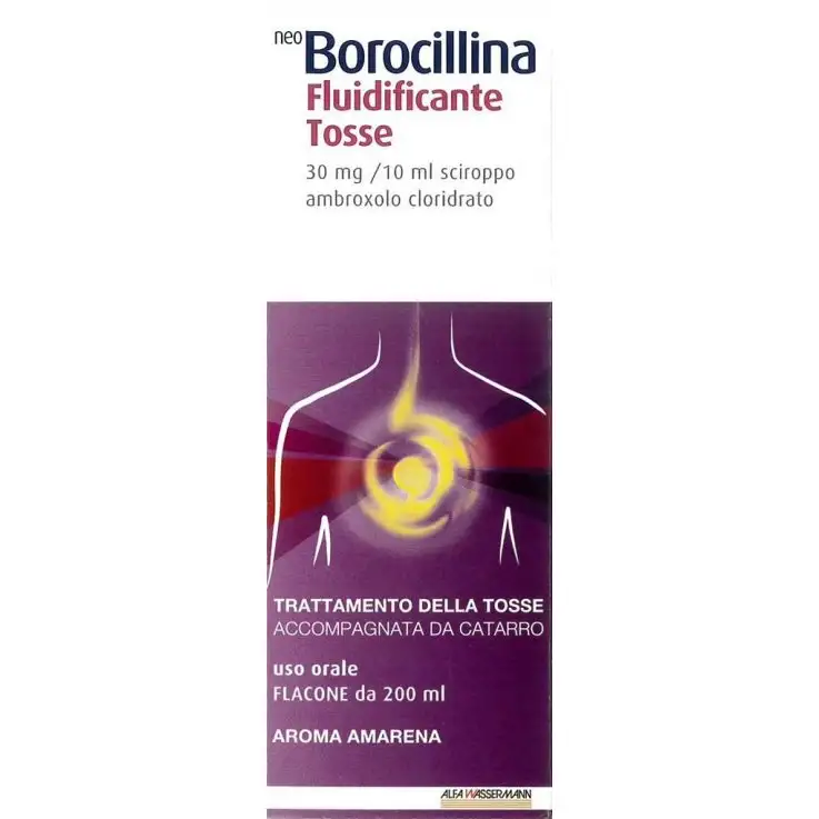 NEOBOROCILLINA FLUIDIFICANTE TOSSE*sciroppo 1 flacone 200 ml30 mg/ml