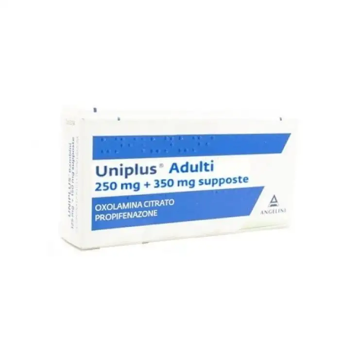 UNIPLUS*AD 10 supp 0,25 g + 0,35 g