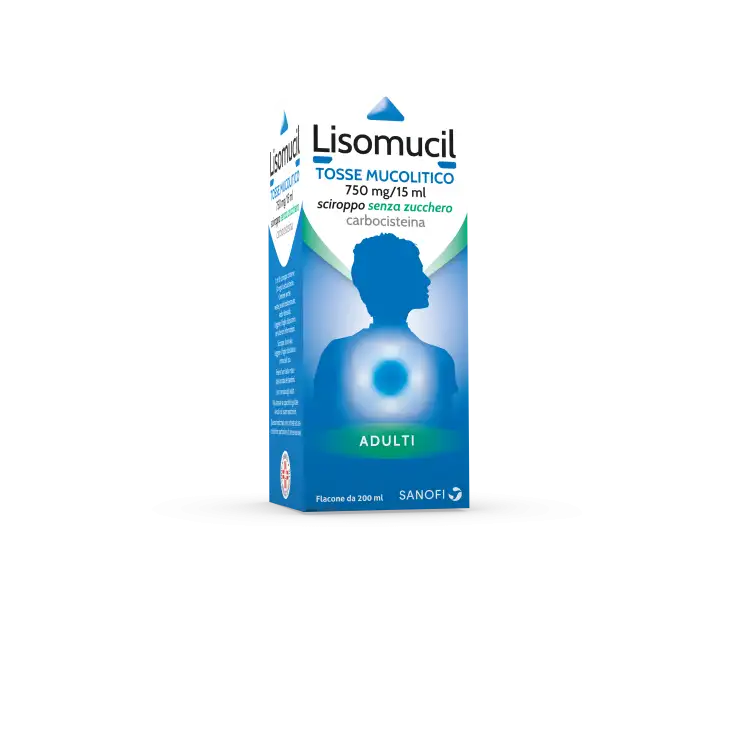 LISOMUCIL TOSSE MUCOLITICO*AD scir 200 ml 5% senza zucchero