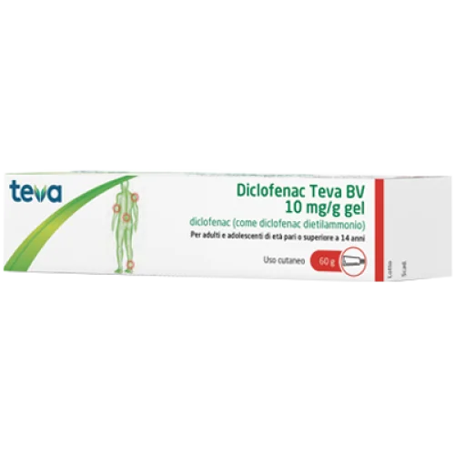 DICLOFENAC Gel 10mg/g  60gTEVA