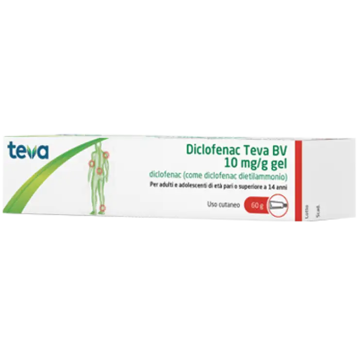DICLOFENAC (TEVA B.V.)*gel derm 60 g 10 mg/g