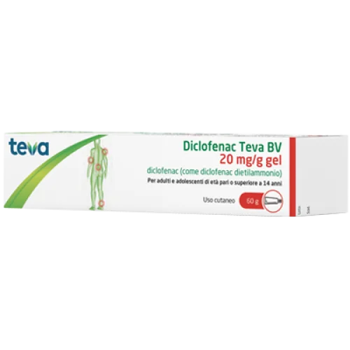 DICLOFENAC Gel 20mg/g  60gTEVA