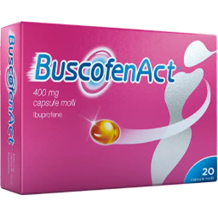 BUSCOFENACT*20 cps molli 400 mg