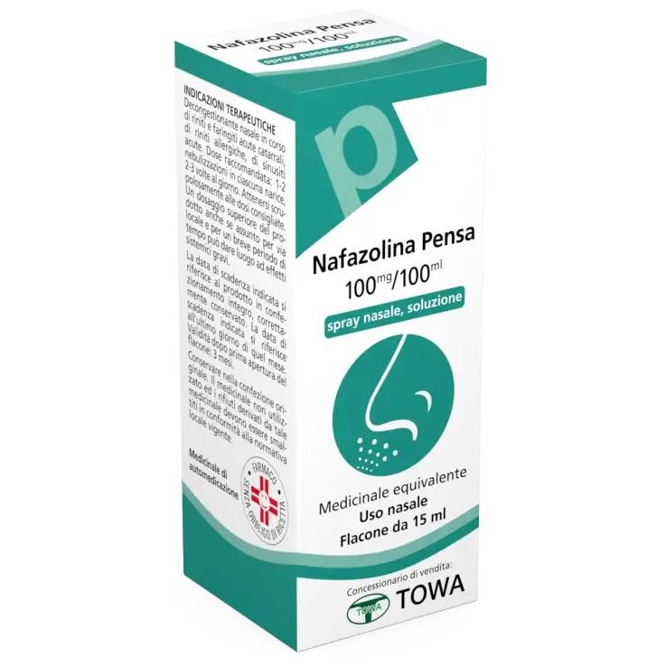 NAFAZOLINA (PENSA)*spray nasale 15 ml 100 mg/100 ml