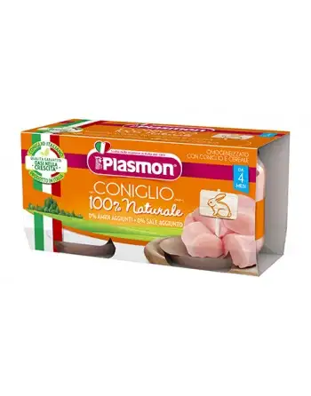 PLASMON OMOGENEIZZATO CONIGLIO 2X80 GRAMMI