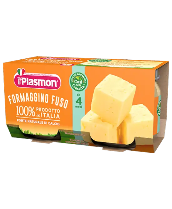 PLASMON OMOGENEIZZATO FORMAGGINO FUSO 2X80 GRAMMI