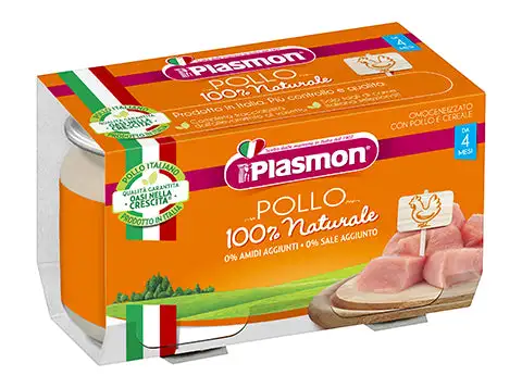 PLASMON OMOGENEIZZATO POLLO 2X80 GRAMMI