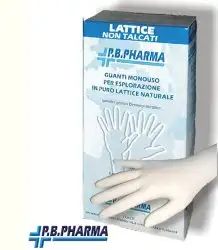 GUANTO LATTICE NON TALCATO MEDIO 100 PEZZI