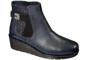 CALZATURA NIKI BUCKLE LEA-W NAVY BLUE 36 PELLE COLLEZIONE AW20