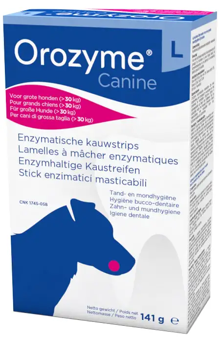 OROZYME CANINE STRISCE ENZIMATICHE MASTICABILI PER CANI DI TAGLIA GRANDE