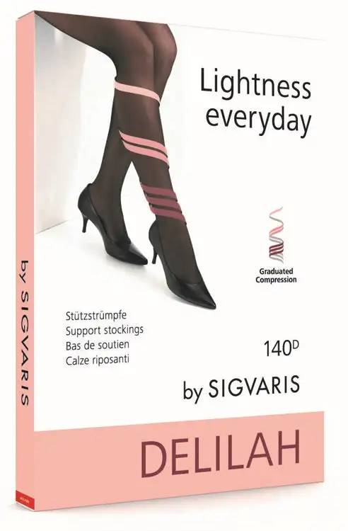 SIGVARIS DELILAH 140 DENARI MESH COLLANT PUNTA CHIUSA SKIN 4