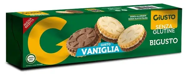 GIUSTO SENZA GLUTINE BIGUSTO VANIGLIA 120 G