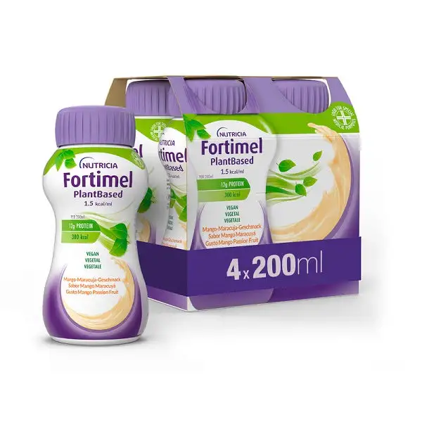 FORTIMEL PLANT BASED MANGO PASSION FRUIT 4 BOTTIGLIE DA 200ML