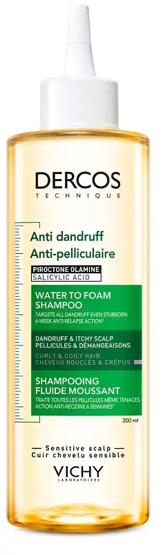 DERCOS TECHNIQUE SHAMPOO ANTI DANDRUFF ACQUA MOUSSE 200 ML