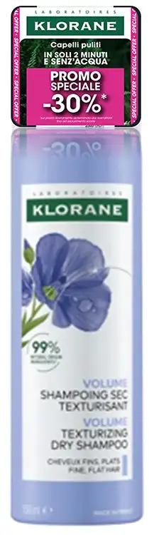KLORANE SHAMPOO SECCO LINO 150 ML OFFERTA SPECIALE