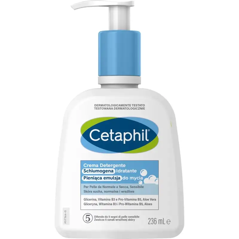 Cetaphil crema detergente schiumogena idratante 236 ml